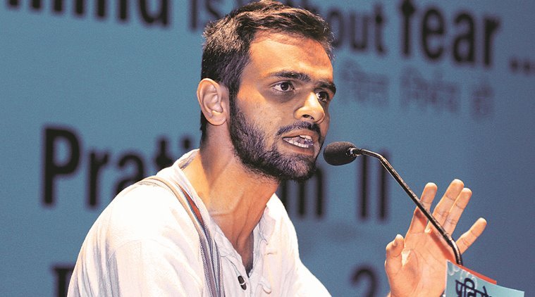 Picture of Umar Khalid smiling on video conferencing from jail goes viral, users say man with spine